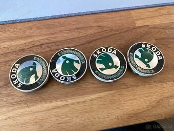 Středové krytky Škoda 56 mm (staré logo)