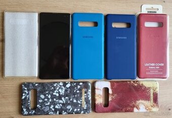 Mobilní telefon Samsung S10+ 1TB a 6 krytů