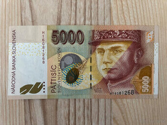 slovenská Bankovka 5000 SK
