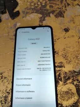 Prodám Samsung Galaxy A02