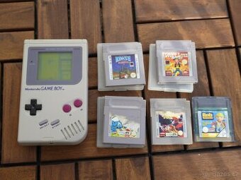 Nintendo Game Boy classic + 6 her - 1