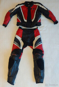 Dvoudílná kožená moto kombinéza Padana, vel. 48