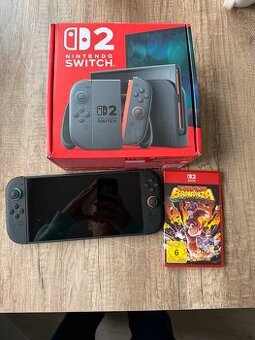 Nintendo Switch 2 + Donkey Kong Bonanza – jako nové, téměř n