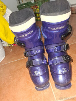 Dětské lyžařské boty Salomon pro nohu cca 21 cm