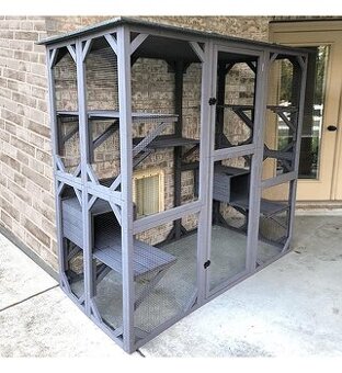 Velká voliéra, výběh, klec pro kočky a hlodavce, 180x100x180