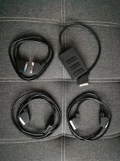 Scart kabel 1,5m, scart kabel 2m, scart rozbočovač - nové