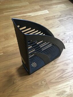 Pořadač stojan na spisy černý plast