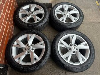 Alu 17" 5x112 škoda " LYRA " pneu zimní/letní 80% O4 TOP