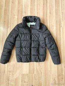 Dívčí zimní bunda H&M vel. 158, černá