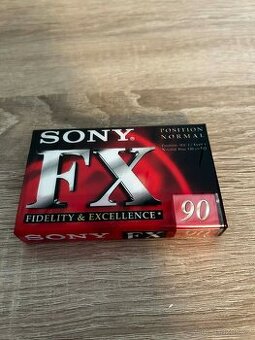 Nová audiokazeta Sony FX 90 - nerozbalená