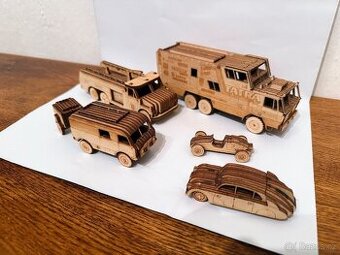 Dřevěné modely Tatra 1:64