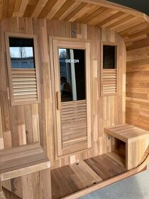 sauna fínska z kanadského cedru pre 4-6 osob,
