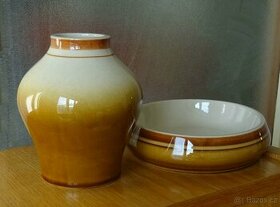 Prodám keramickou vázu a misku Ditmar Urbach