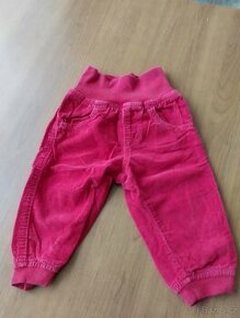 Manšestrové kalhoty - velikost 62-68