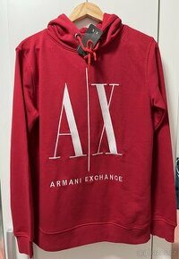 Nová červená mikina Armani Exchange AX v. M