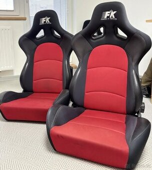 FK Automotive sedačky Control - Red Black