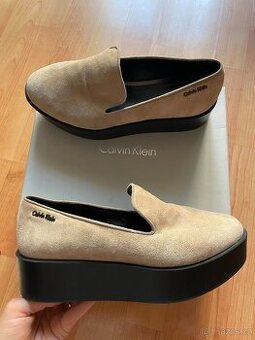 Calvin Klein damske polobotky - mokasiny - 1