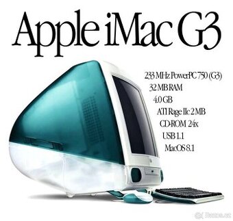 Apple iMac G3 funkční jako nový