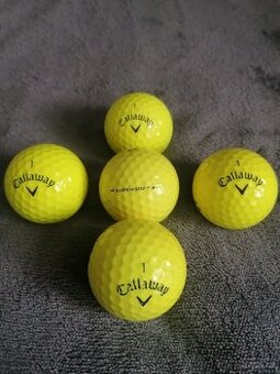 golfové míčky callaway žluté