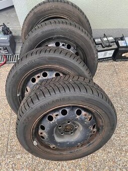 Sada kol Fabia Roomster 5x100 185/55/15 s novými pneu