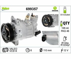 KOMPRESOR, KLIMATIZACE VALEO 699357