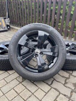 ORIGINÁL Alu Škoda TRITON R17, 5x112 - TOP STAV