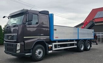 Volvo FH420 - 6x4 - Valník + HR-HMF 18000 – EURO 5