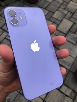 iPhone 12 128Gb v hezkém stavu, fialový...TOP