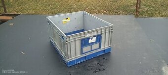 Plastové bedny 59x49x31 skládací průmyslové