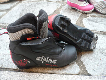 Boty na běžky Alpina upínání NNN Rottefella velikost 32