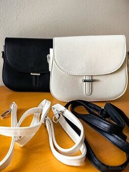 Nová bílá nebo černá kabelka