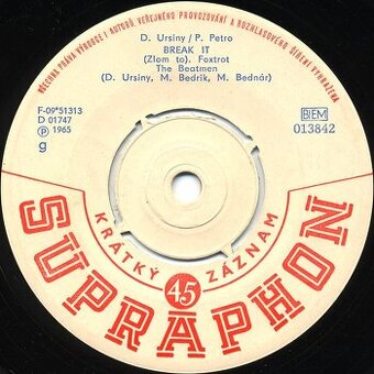 The Beatmen – Break It / Let's Make A Summer (SP)