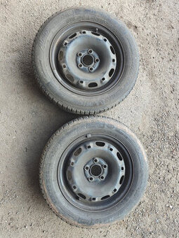 Prodám 2ks disků 5,5Jx14H2 ET35 + zim. pneu 165/70/R14