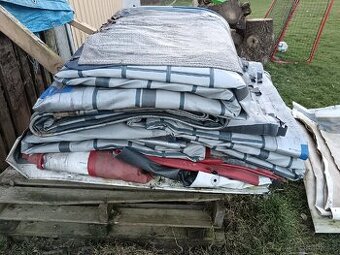 Plachta 16x3 m z kamionu