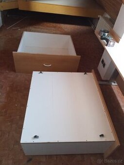 Šuplík pod postel 4ks.. s kolečky - 1