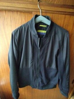 Bunda Zara pánská,tmavě modrá,naplety - 1