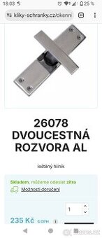 Prodám  hliníkové kličky k oknům - 1