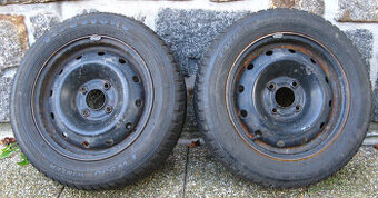 Prodám kola 2 ks (zimní) a pneu 2 ks na auto