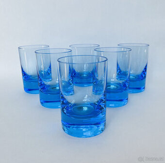 Moser Whisky Set 6x sklenice Akvamarin 120ml O. Lípa