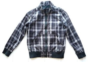 Chlapecká kostkovaná bunda, vel.158, zn. H&M