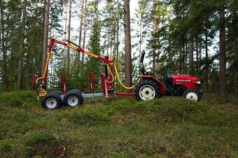 vyvážecí přívěs 4600 kg, za traktor
