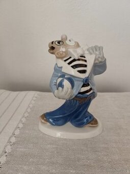 Royal dux klaun Bradáček porcelánová soška rarita