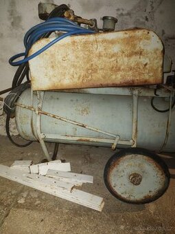 Kompresor - domácí výroba, funkční