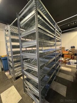 Kovový regal Regalsistem SUPER123 2500x2480x715 s vanovými p