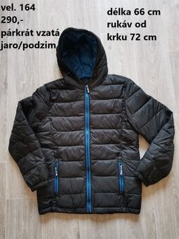 Bunda a mikiny kluk vel. 158 - 164