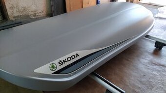 Střešní box Škoda + příčníky na Superb 3 combi