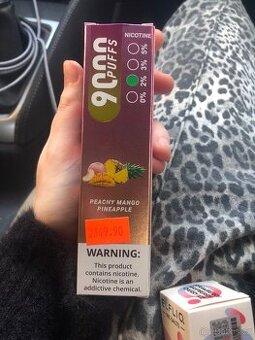 9NN Puffs – Peachy Mango Pineapple, 2 % nikotinu, nové