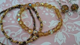 3 NÁRAMKY A NÁUŠNICE - SADA BIŽUTERIE