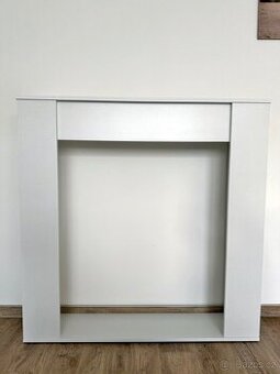 Krbová římsa bílá 100x20x100 cm, krb