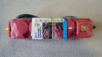 Prodám nový prodlužovací kabel gumový kabel EMOS, 4 zásuvky,